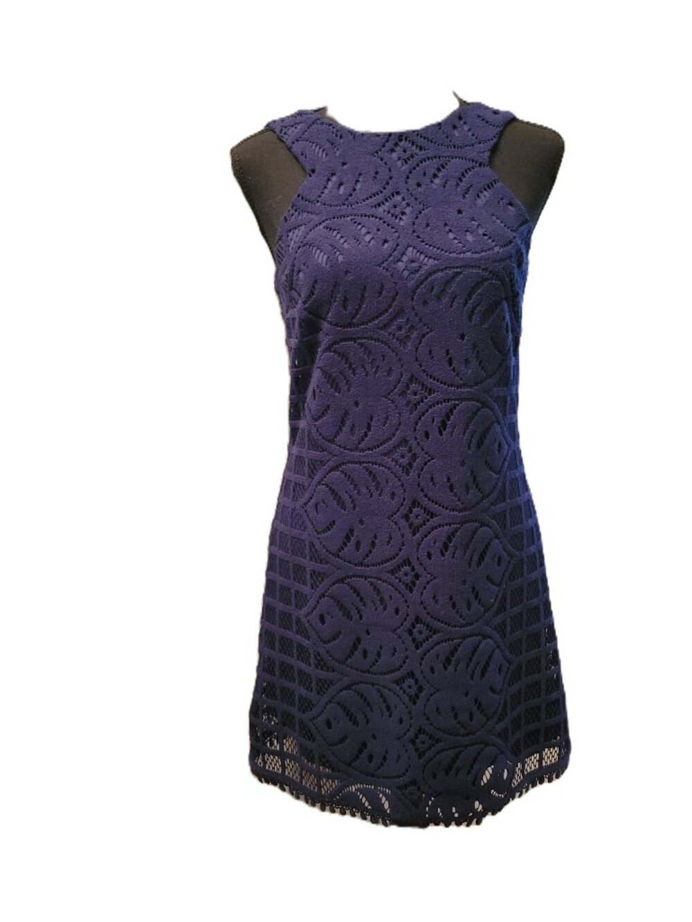 Lilly Pulitzer Navy Crochet Overlay Dress -